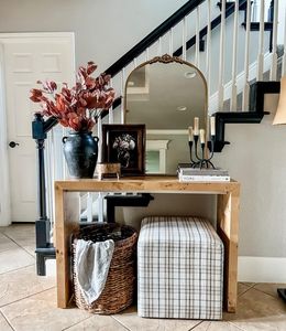 Candelabro artesanal de hierro forjado, candelabro de estilo rural, decoración navideña, centro de mesa, artículo, candelero - Product Image 4