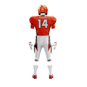 Custom Design American <b>Football</b> Uniform Plus <b>Size</b> Adult Club Compression Set Breathable Anti-Bacterial Quick Dry Digital Print - Product Image 3