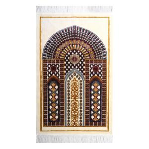 Kervansaray Lux Tapis de Prière Tissé en Acrylique Doux 70x110-1289 Confortable pour la Prière - Product Image 1