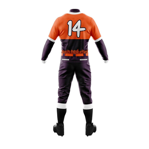 Jersey de béisbol con botones de hip hop sublimado de poliéster con Pantalón liso Fábrica al por mayor Fabricante de uniformes de béisbol - Product Image 6