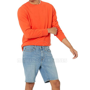 Shorts en jean pour homme de qualité supérieure fabriqués au Pakistan, service OEM, taille mi-haute, 100% coton, séchage rapide, confortable, décontracté, motif uni, couleur unie - Product Image 5