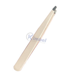 Best Selling Customized <b>Eyebrow</b> <b>tweezers</b> Silver Matte Finish Light Weight <b>Eyebrow</b> Plucking <b>Tweezers</b> - Product Image 4