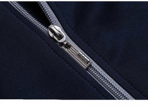 Mexion 2026 Survêtement d'hiver à capuche bleu foncé pour homme, fabriqué au Pakistan, ensemble de sport deux pièces, impression de logo personnalisé vierge - Product Image 3