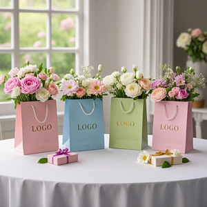MT02 Saint Valentin Mère Plot Emballage Cadeau Bouquet Fleur Sac en papier personnalisé - Product Image 4