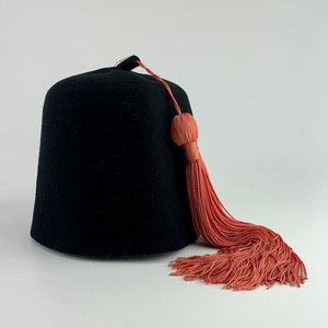 OES Chapeau Fès Blanc avec Étoile Personnalisé 100% Laine Win Master Brodé Shriners Fez Adultes - Product Image 5