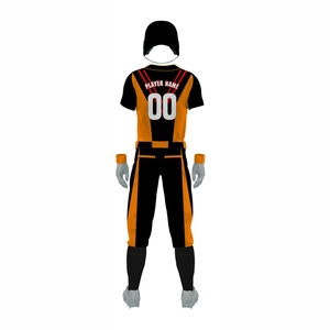 Meilleur prix uniforme de baseball nouveauté vêtements de sport 100% polyester tissu uniforme de baseball - Product Image 6