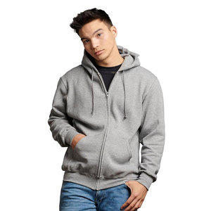 เสื้อมีฮู้ดซิปสำหรับผู้ชายผู้หญิงใหม่เสื้อแจ็คเก็ตผ้าเทอร์รี่มีซิปแบบเรียบสำหรับฤดูหนาว - Product Image 5