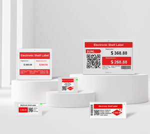 Étiquettes de rayon électroniques intelligentes noires/blanches à encre électronique écologique de 2,66 pouces, autonomie de la batterie de 5 ans, personnalisables pour les supermarchés - Product Image 4