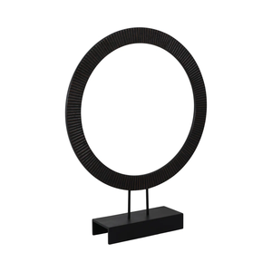 <b>C</b> <b>Shape</b> Black Iron Trending Abstract Tabletop Sculpture Design Metal Decorative Modern Abstract Sculpture From India 2025 India - Product Image 6