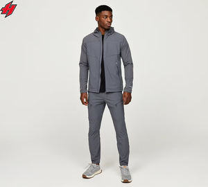 Chaqueta cortavientos de nailon con Capucha ligera para correr para hombre personalizada con tela de poliéster impermeable chaqueta para exteriores - Product Image 3