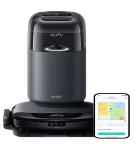 Aspirateur robot Eufys X10 Pro Omni de qualité supérieure, 100 % éco-responsable, aspiration de 8 000 Pa, vidage automatique, lavage et séchage automatiques du balai - Product Image 1