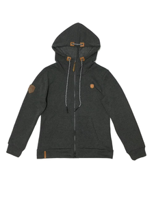 Diseños de mujer para damas Sudadera con capucha Cárdigans de punto Suéter suelto con cremallera frontal Sudadera con capucha - Product Image 5