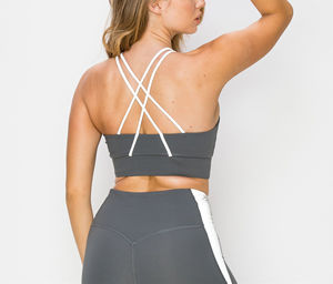 2024 Logo personnalisé soutien-gorge de sport XXX Sexy dos nu culture soutien-gorge de sport soutien élevé sans couture push up réglable femmes pour le sport Yoga soutien-gorge - Product Image 5