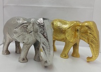 Prix usine vente chaude métal Sculpture grue flamant rose Figurine LION éléphant tortue tortue pour la maison ou le bureau décor de Table