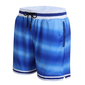 Shorts de sport pour hommes grande taille en Spandex et Polyester, respirants, à séchage rapide, anti-humidité, personnalisables, en maille, pour le basketball et la gym, vente en gros - Product Image 1