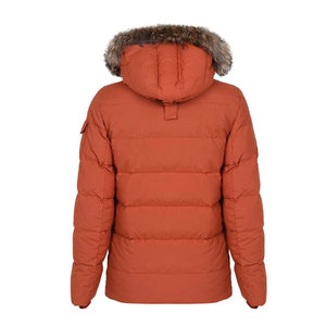 Chaqueta acolchada de manga larga con cuello levantado para hombre de alta calidad Lona con capucha a un precio razonable para el estilo de calle principal de invierno - Product Image 3