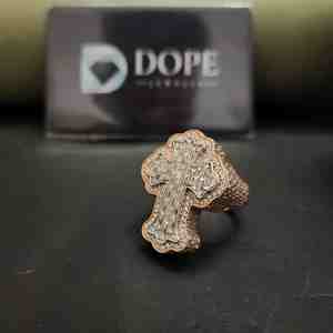 Bague Hip Hop Unique Tendance en Moissanite Certifiée IGI avec Argent Sterling 925 et Acier Inoxydable Unisexe pour Fête - Product Image 5