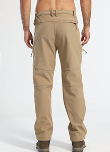 Pantalones Formales de Invierno para Hombre, Impermeables y Transpirables, Ecológicos, 100% Poliéster, Forro Polar, Cierre de Cremallera - Product Image 6