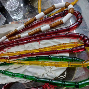 Collar de Cuentas de Resina Ecológicas Artizon Studio AS-1616 con Patrón Degradado, Tamaño Personalizable, para Bodas, Compromisos, Fiestas, Navidad - Product Image 1