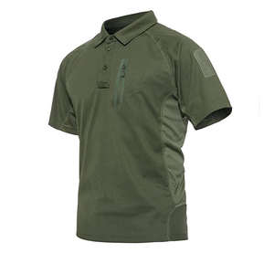 100% Poliéster Camisa táctica al aire libre Rip-Stop y Polo transpirable para hombres - Product Image 6