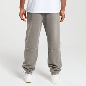 French Terry Oversized Men Acid Wash Joggers / Heavyweight Cotton Ropa de calle de alta calidad Hombres Pantalones de lavado ácido - Product Image 3
