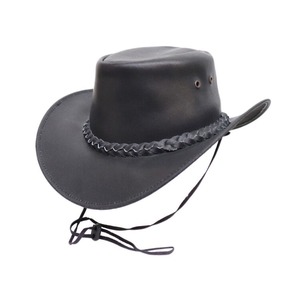 Sombrero de cuero de vaca de alta calidad Nuevo sombrero de vaquero de cuero personalizado de moda 2024 a bajo precio - Product Image 3