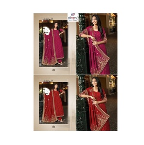 Tenue de designer pour femme, style Kurti traditionnel ethnique, idéale pour les festivals, mariages, bureau, soirées, élégante et infroissable - Product Image 4