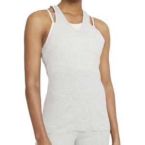 OEM <b>Cropped</b> Seamless Stretch Women Tank <b>Top</b> Wholesale Knit Sleeveless Casual Tank <b>Top</b> Women MADE BY HAIDIIII SPORTS 2026 - Product Image 1