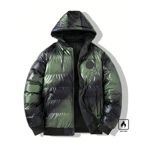 Nouvelle veste à bulles de sublimation élégante pour hommes veste à bulles respirante personnalisée pour hommes veste à bulles de sublimation surdimensionnée - Product Image 1