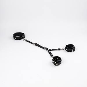 Poignet Cheville Poignets Collier Ceinture Arrière Retenue et Laisse Deux Trois Connecteur Quatre Voies 11 Pièces Kit BDSM-0028 - Product Image 3