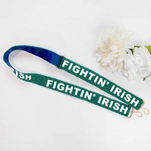 Handmade Stylish Seed Beaded Strap for Bag New Introducing Team Bride Beaded Belt Adjustable Durable <b>Christmas</b> Crafted Solder - Product Image 5