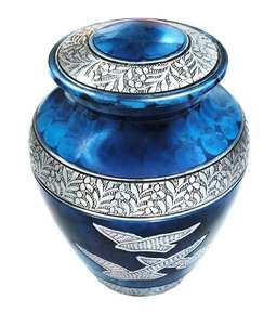 Urna de Cremación de Metal con Diseño Moderno Hecha a Mano, Jarra para Cenizas de Adultos, Urna Conmemorativa de Aluminio Hecha a Mano - Product Image 4