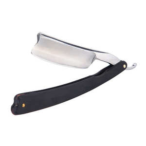 Carbon Steel Barber Wooden Handle Safety Straight Blade <b>Razor</b> for Man\Professional Wholesale Barber <b>Razors</b> - Product Image 1
