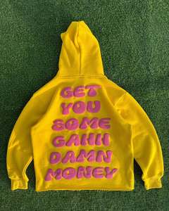 เสื้อฮู้ดสวมหัวแบบสวมหัวสำหรับผู้ชายผ้าฝ้าย100% พิมพ์ลายไฮสตรีทกำหนดได้เองผ้าฟลีซไซส์ใหญ่พิเศษสำหรับฤดูหนาว - Product Image 2