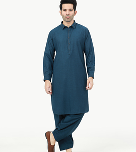 Shalwar Kameez Pakistaní de Primera Calidad para Hombre, Estilo Casual para Fiestas, Musulmán, Liso, para Bodas al Aire Libre, Venta al Por Mayor 2026 - Product Image 1