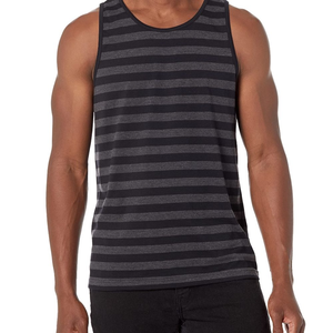 Camisetas sin mangas personalizadas para hombre, chaleco deportivo de culturismo ajustado OEM, camisetas sin mangas ligeras de último diseño para hombre, camiseta de entrenamiento para correr - Product Image 4