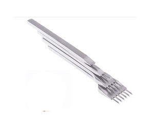 Couro Artesanato Ferramentas Buraco cinzel Graving Costura Punch Tool Set 3,<span class=keywords><strong>4</strong></span>,5,6mm - Product Image 4