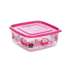 Venta al por mayor moderno estilo INS 700ml PP plástico contenedor de almacenamiento de alimentos tapa cuadrada alto costo rendimiento conjunto gratis disponible - Product Image 1