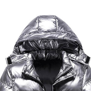 Veste à capuche à manches longues avec fermeture éclair sur le devant pour hommes Vestes pour hommes Respirante Couleur unie Séchage rapide Nouveau design Veste matelassée - Product Image 3