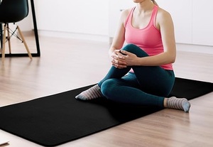 Esterillas de Yoga de Color negro con correas, esterilla de práctica de ejercicio de entrenamiento de Yoga personalizada, esterillas de Yoga de Fitness lavables de secado rápido de alta calidad - Product Image 5