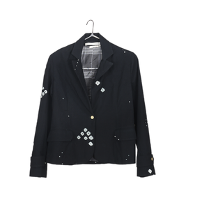 JacketINJIRI FOLKLORE 78 Elegant Wool Jacket with Turn-<b>down</b> Collar and Full Sleeves Warm Woolen Fabric for Autumn Season - Product Image 1
