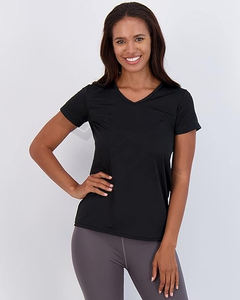 เสื้อออกกำลังกายคอวีแขนสั้นสำหรับใส่วิ่งและเล่นกีฬาแขนสั้น - Product Image 2