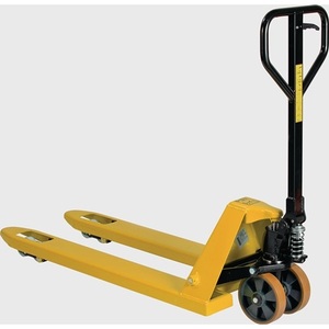 รถยกพาเลท รับน้ำหนัก 2500 กก. ความยาวงา 1150 มม. โครงเหล็ก สีเหลืองสัญญาณ (RAL 1003) โพลียูรีเทน/ไนลอน - Product Image 1