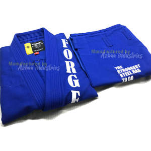 Venta al por mayor 100% algodón perla onda 450 GSM con parches Jiu Jitsu brasileño bordado personalizado BJJ Gi para profesionales - Product Image 1