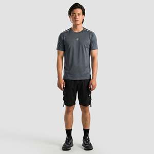 เสื้อยืด 21 Tee by Gain ทรงปกติ พิมพ์ลาย PU สีเทา ผ้าโพลีเอสเตอร์ 100% น้ำหนัก 230 กรัม ผ้าถัก ทรงยาว พิมพ์ลายซิลค์สกรีนตามสั่ง - Product Image 4