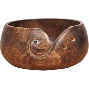 Bols de fil ronds de haute qualité pour tricoter bol de fil en bois artisanal de l'exportateur indien - Product Image 5