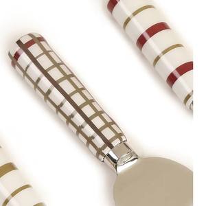 Encantador Juego de 3 cuchillos para queso con asas a rayas perfecto para servir queso y aperitivos con estilo y elegancia - Product Image 2