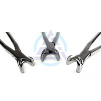 Forceps dentaires équin professionnels réutilisables en 3 pièces, forceps molaires, extracteur de capuchons, pinces à fragments, acier inoxydable, vétérinaire, cheval