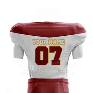 Uniforme de football américain sur mesure de haute qualité, respirant, best-seller - Product Image 5