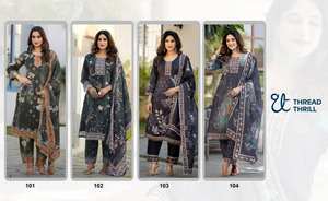 LANCEMENT DE LA NOUVELLE TENTURE FESTIVE KURTI PENT AVEC TISSU DUPATTA MOUSSELINE LOURDE DOUCE AVEC IMPRESSION NUMÉRIQUE - Product Image 6